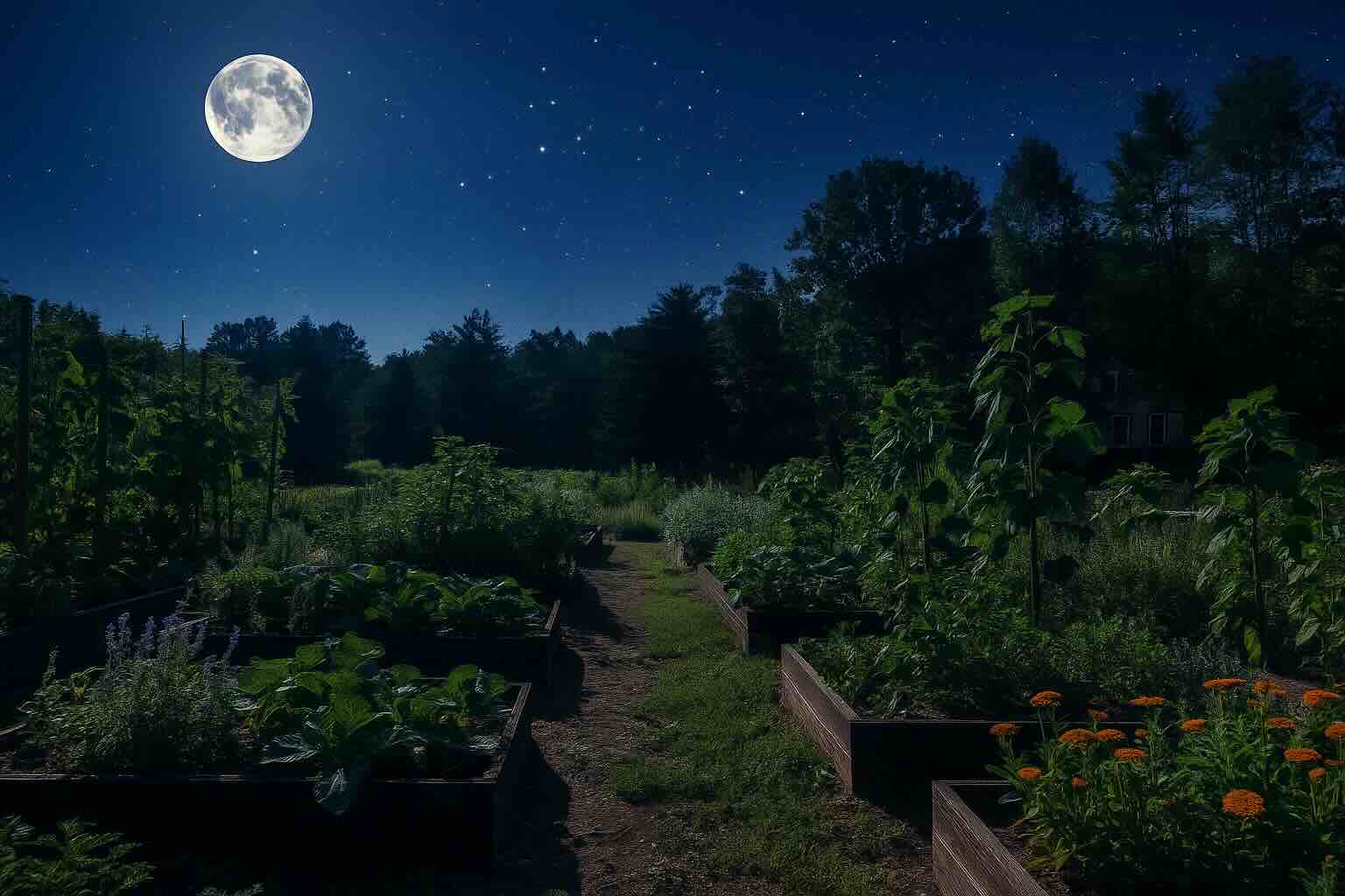 Gardening by Moonlight
