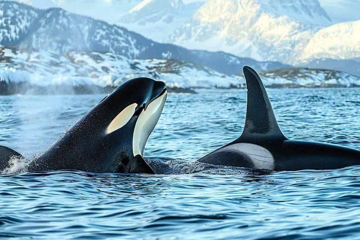 dolphins and orcas