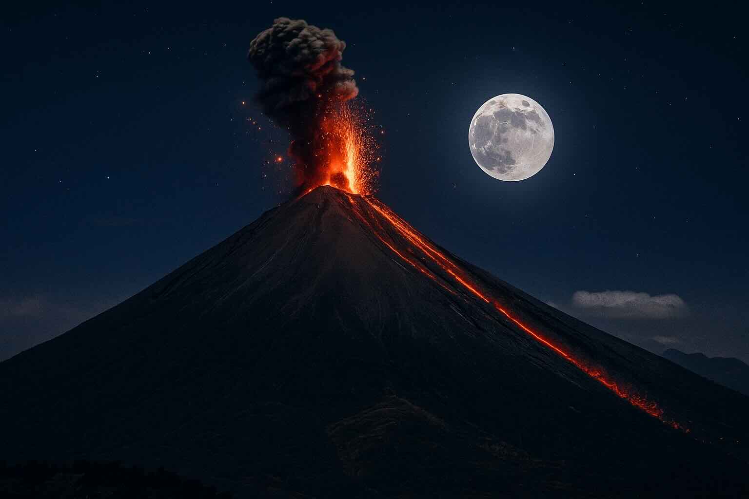 The Moon’s Role in Shaping Earth’s Geology and Volcanoes